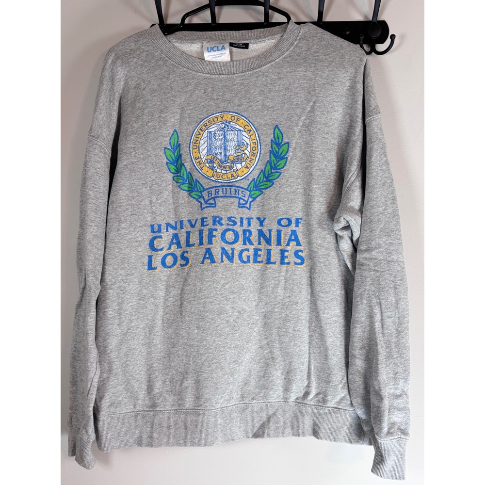 UCLA Bruins Crewneck Sweatshirt Heather Gray University California Los Angeles